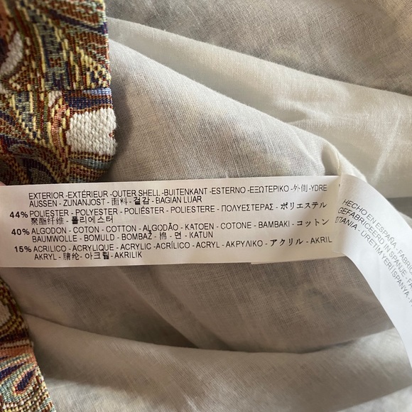 Zara Basic Floral Paisley Tapestry Shift Dress - Picture 8 of 8